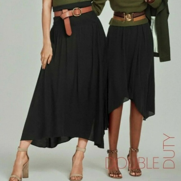 CAbi Woman’s Black 5512 Convertible Cruise Maxi Skirt Midi Dress Size XSmall - Picture 2 of 11